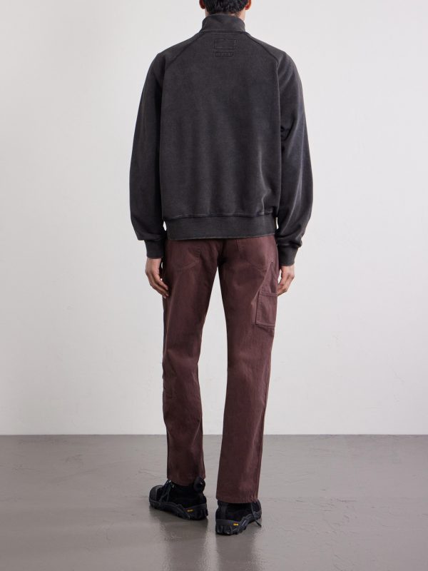Cotton-Blend Jersey Zip-Up Sweatshirt - BK