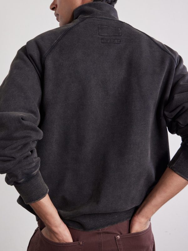 Cotton-Blend Jersey Zip-Up Sweatshirt - CU