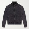 Cotton-Blend Jersey Zip-Up Sweatshirt