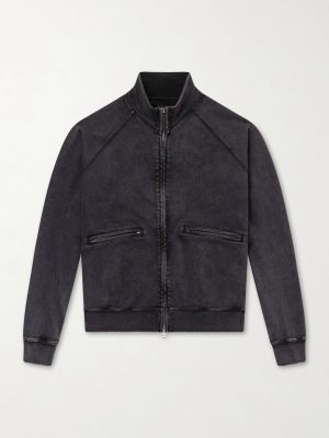 Cotton-Blend Jersey Zip-Up Sweatshirt Cotton-Blend Jersey Zip-Up Sweatshirt