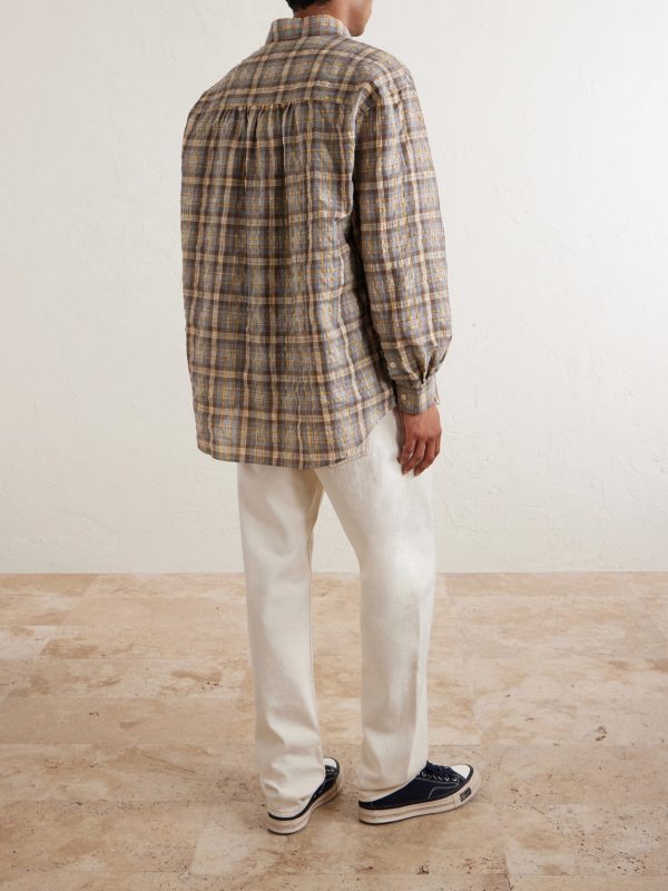 Checked Woven Shirt - BK Checked Woven Shirt - BK