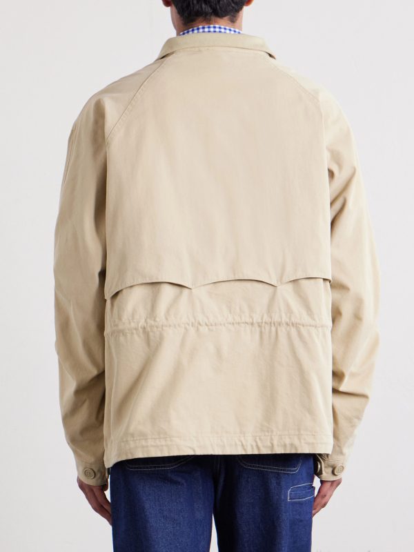 Harrington Cotton-Blend Jacket - BK Harrington Cotton-Blend Jacket - BK