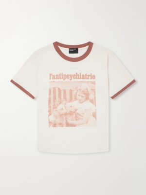 L'Antipsychiatrie Printed Cotton-Jersey T-Shirt
