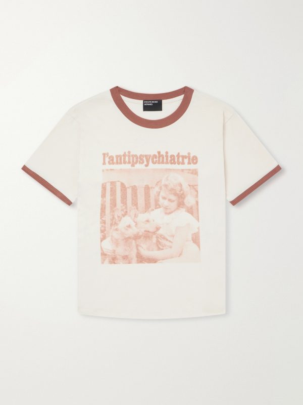 L'Antipsychiatrie Printed Cotton-Jersey T-Shirt L'Antipsychiatrie Printed Cotton-Jersey T-Shirt