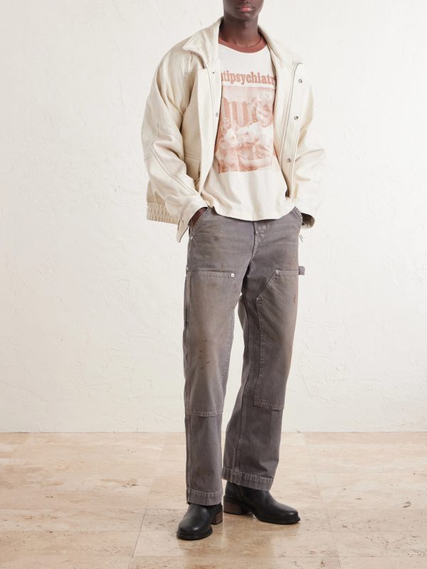 L'Antipsychiatrie Printed Cotton-Jersey T-Shirt - OU L'Antipsychiatrie Printed Cotton-Jersey T-Shirt - OU