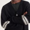 Striped Cashmere Cardigan - CU Striped Cashmere Cardigan - CU
