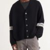 Striped Cashmere Cardigan - FR Striped Cashmere Cardigan - FR