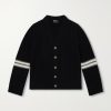 Striped Cashmere Cardigan Striped Cashmere Cardigan
