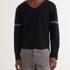 Distressed Striped Cashmere Sweater - FR Distressed Striped Cashmere Sweater - FR