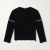 Distressed Striped Cashmere Sweater Distressed Striped Cashmere Sweater