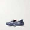 Merton Leather Boat Shoes - BK