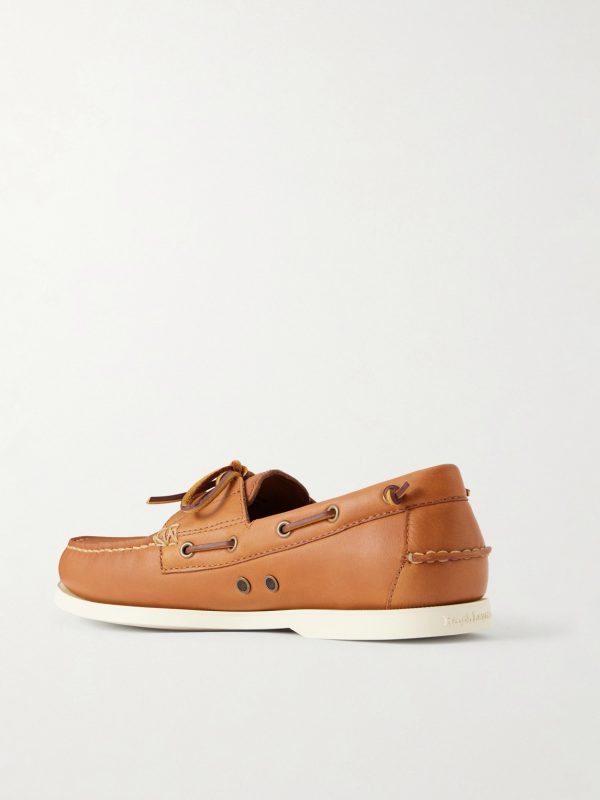Merton Leather Boat Shoes - BK