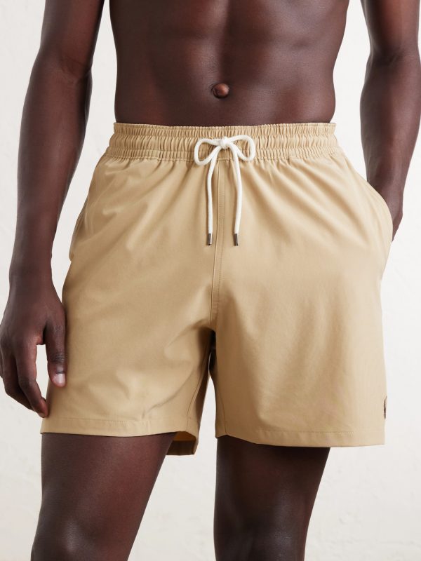Traveler Straight-Leg Mid-Length Recycled Swim Shorts - FR Traveler Straight-Leg Mid-Length Recycled Swim Shorts - FR