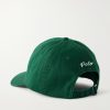 Embroidered Cotton-Twill Baseball Cap - BK Embroidered Cotton-Twill Baseball Cap - BK