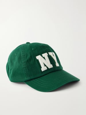Embroidered Cotton-Twill Baseball Cap Embroidered Cotton-Twill Baseball Cap
