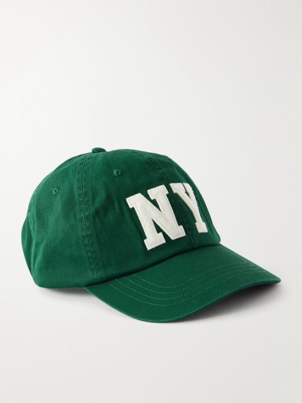 Embroidered Cotton-Twill Baseball Cap Embroidered Cotton-Twill Baseball Cap