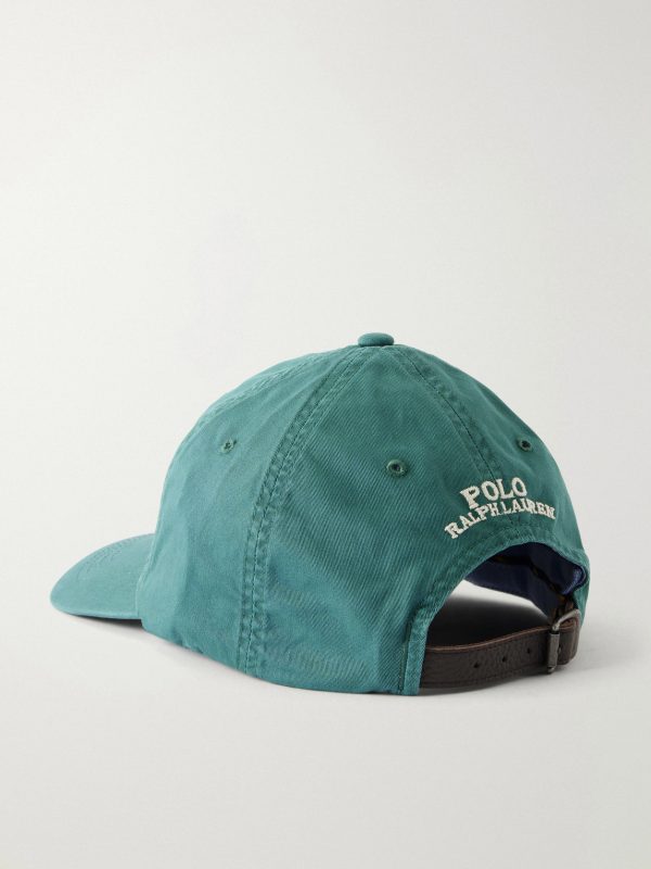 Logo-Embroidered Cotton-Blend Twill Baseball Cap - BK