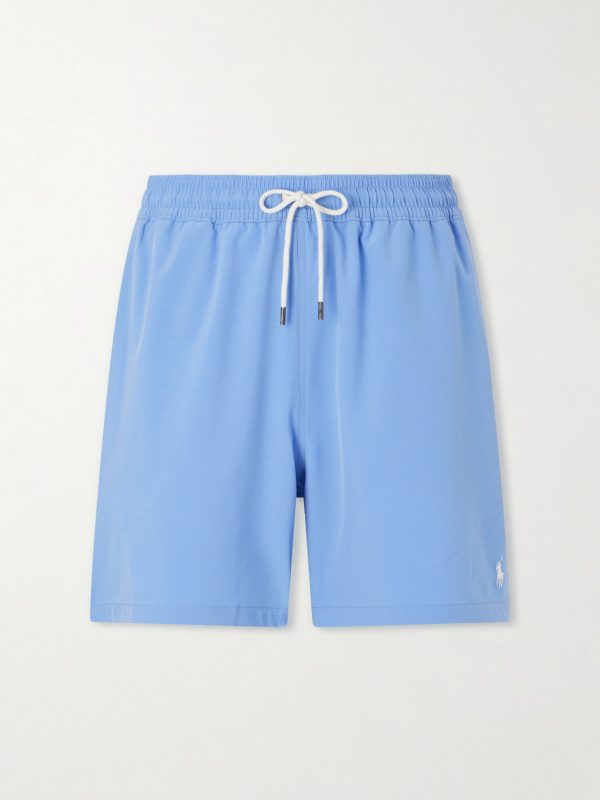 Traveler Straight-Leg Mid-Length Recycled Swim Shorts Traveler Straight-Leg Mid-Length Recycled Swim Shorts