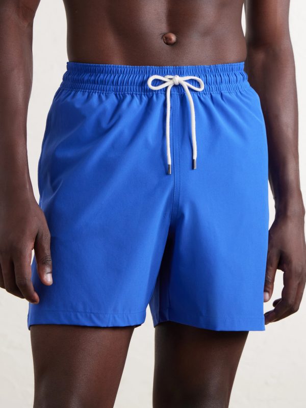 Traveler Straight-Leg Mid-Length Recycled Swim Shorts - FR Traveler Straight-Leg Mid-Length Recycled Swim Shorts - FR