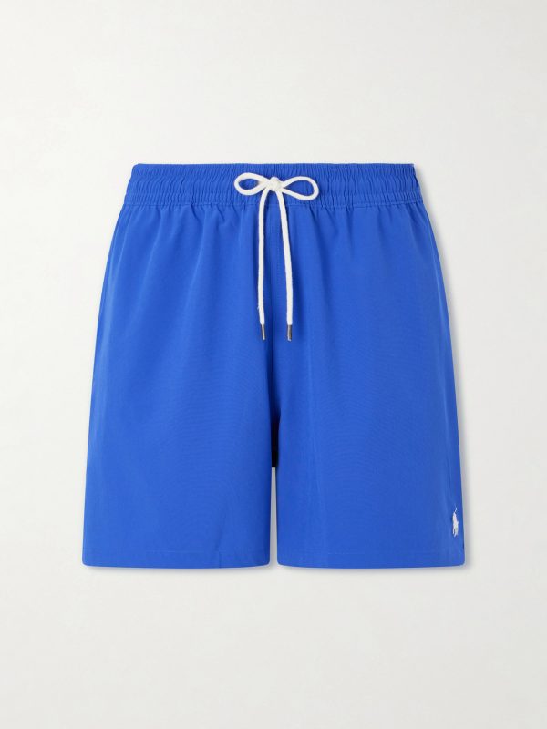 Traveler Straight-Leg Mid-Length Recycled Swim Shorts Traveler Straight-Leg Mid-Length Recycled Swim Shorts