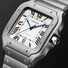 Santos de Cartier Large Automatic 47.5mm Titanium and Alligator Watch, Ref. No. WSSA0089 - FR Santos de Cartier Large Automatic 47.5mm Titanium and Alligator Watch, Ref. No. WSSA0089 - FR