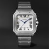 Santos de Cartier Large Automatic 47.5mm Titanium and Alligator Watch, Ref. No. WSSA0089 Santos de Cartier Large Automatic 47.5mm Titanium and Alligator Watch, Ref. No. WSSA0089