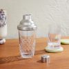 Barwell Crystal and Stainless Steel Cocktail Shaker - OU Barwell Crystal and Stainless Steel Cocktail Shaker - OU
