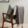 Marwood Logo-Appliquéd Fringed Wool-Blend Throw - OU