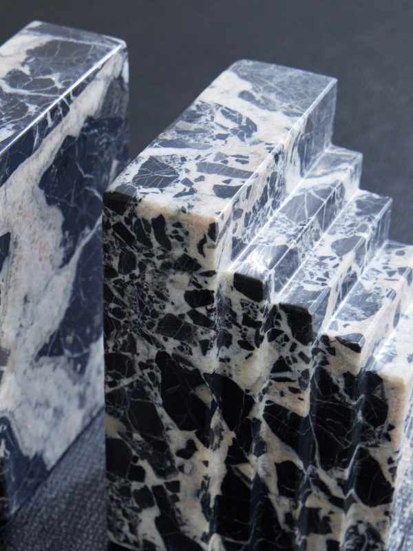 Lola Two-Tone Marble Bookend - CU