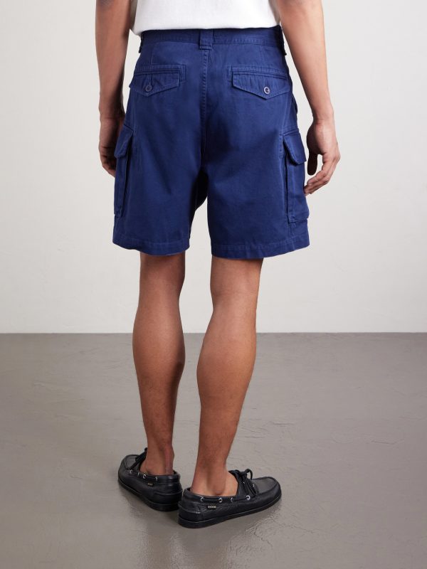 Gellar Straight-Leg Cotton-Canvas Cargo Shorts - BK Gellar Straight-Leg Cotton-Canvas Cargo Shorts - BK