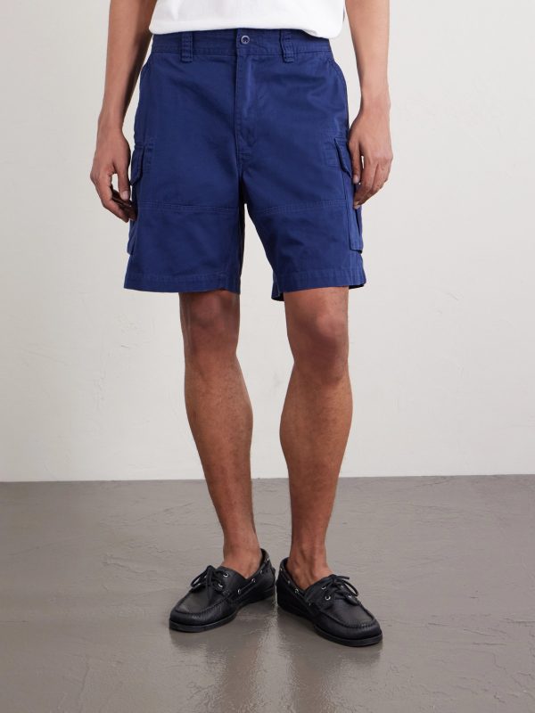 Gellar Straight-Leg Cotton-Canvas Cargo Shorts - FR Gellar Straight-Leg Cotton-Canvas Cargo Shorts - FR