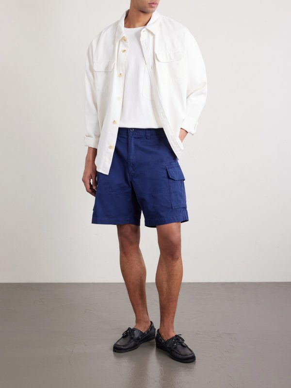 Gellar Straight-Leg Cotton-Canvas Cargo Shorts - OU Gellar Straight-Leg Cotton-Canvas Cargo Shorts - OU