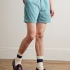 Straight-Leg Logo-Embroidered Cotton-Corduroy Drawstring Shorts - FR Straight-Leg Logo-Embroidered Cotton-Corduroy Drawstring Shorts - FR