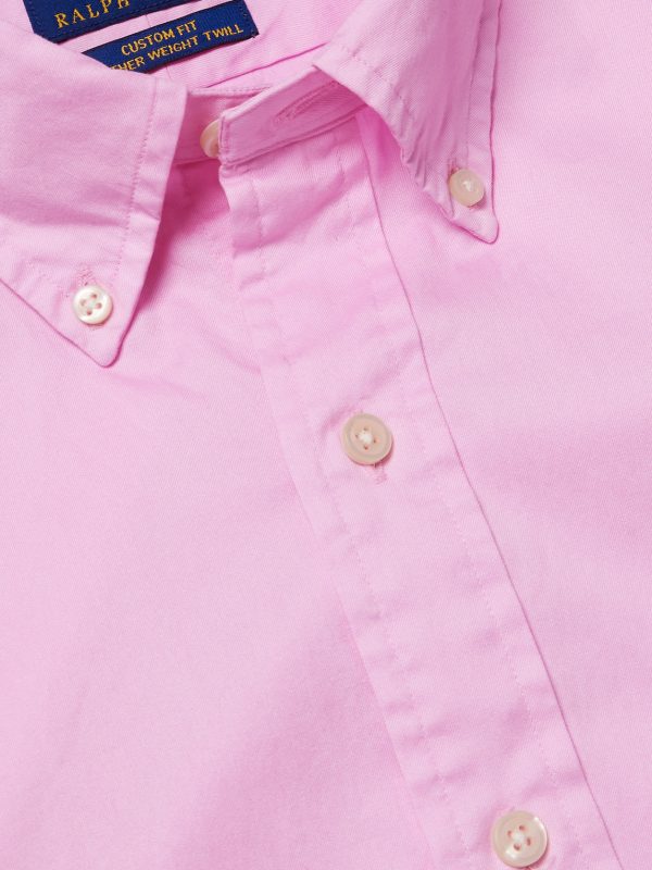 Logo-Embroidered Cotton Shirt - CU