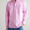 Logo-Embroidered Cotton Shirt - FR