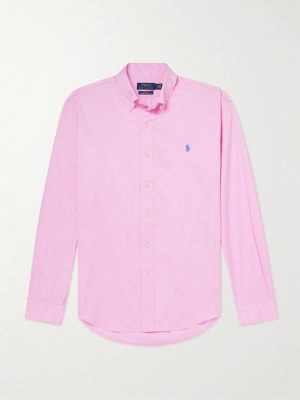 Logo-Embroidered Cotton Shirt Logo-Embroidered Cotton Shirt