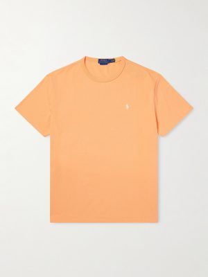 Logo-Embroidered Cotton-Jersey T-Shirt Logo-Embroidered Cotton-Jersey T-Shirt