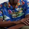 Camp-Collar Printed Voile Shirt - CU Camp-Collar Printed Voile Shirt - CU