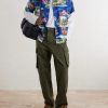 Camp-Collar Printed Voile Shirt - OU Camp-Collar Printed Voile Shirt - OU