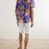 Printed Voile Shirt - BK Printed Voile Shirt - BK