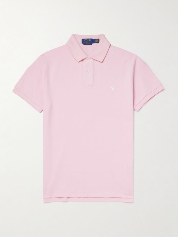 Logo-Embroidered Cotton-Jersey Polo Shirt Logo-Embroidered Cotton-Jersey Polo Shirt