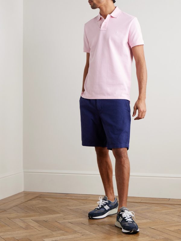 Logo-Embroidered Cotton-Jersey Polo Shirt - OU Logo-Embroidered Cotton-Jersey Polo Shirt - OU