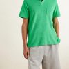 Logo-Embroidered Cotton-Blend Terry Polo Shirt - FR Logo-Embroidered Cotton-Blend Terry Polo Shirt - FR