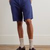 Straight-Leg Cotton and Linen-Blend Shorts - FR