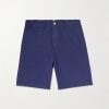 Straight-Leg Cotton and Linen-Blend Shorts