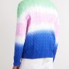 Dégradé Cable-Knit Cotton Sweater - BK