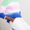 Dégradé Cable-Knit Cotton Sweater - CU