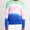 Dégradé Cable-Knit Cotton Sweater - FR
