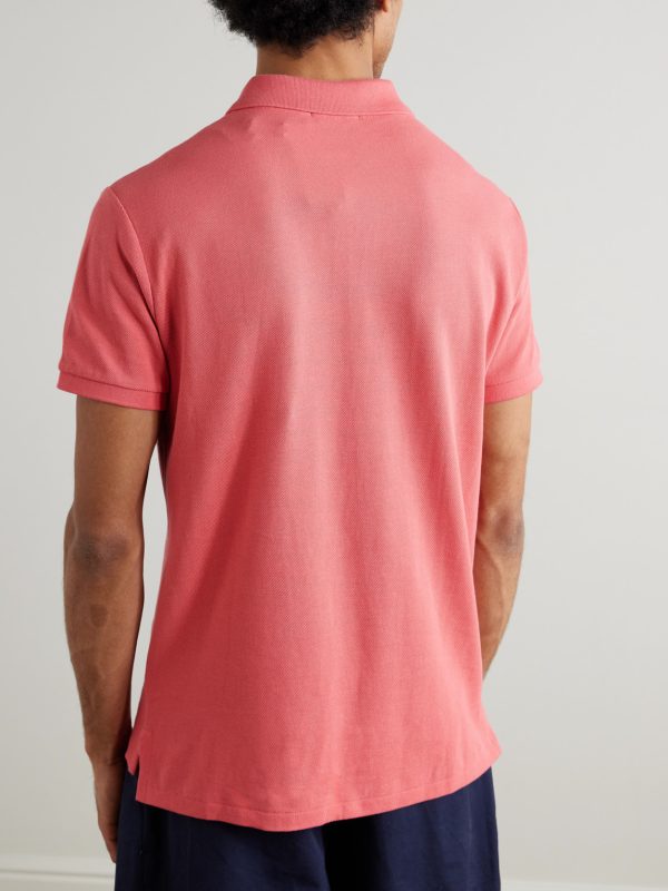 Logo-Embroidered Cotton-Piqué Polo Shirt - BK Logo-Embroidered Cotton-Piqué Polo Shirt - BK
