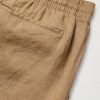 Prepster Straight-Leg Logo-Embroidered Linen Drawstring Shorts - CU Prepster Straight-Leg Logo-Embroidered Linen Drawstring Shorts - CU